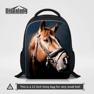 Animal Horse Print Kids Small Backpack For Baby Toddler Kids Book Bag Boy