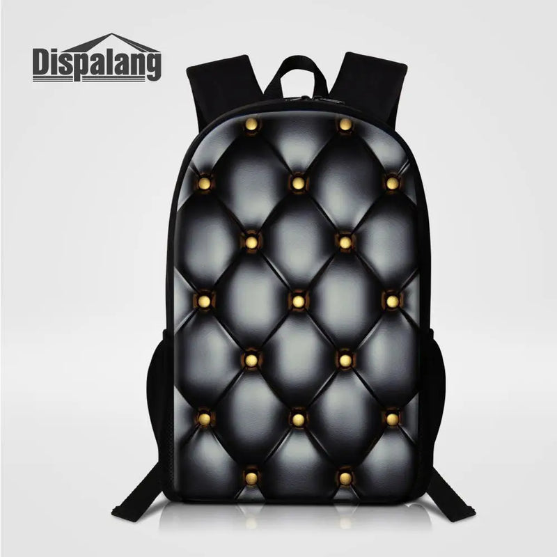 Large Sofa Skin Pattern Backpack School Bag Casual Shoulder Travel Bag