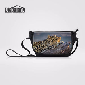 Leopard Prints Crossbody Bags for Ladies Women Messenger Bags Casual Travel Bag