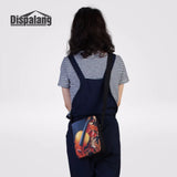 Maple Leaf Prints Small Messenger Bag Music Note Crossbody Bags