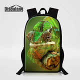 Lizard 3D Printing School Bag Backpack Men Women Business Casual