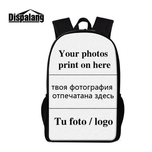 Men School Backpack Football Basketball Printing Schoolbag Teenage Boys Rucksack