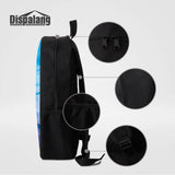 Men Women Backpack Stone Skull Print School Bags For Teenagers