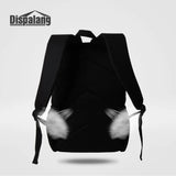 Men Women Backpack Stone Skull Print School Bags For Teenagers