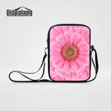 Mini Female Shoulder Bags Famous Crossbody Sunflower Print Messenger Bag