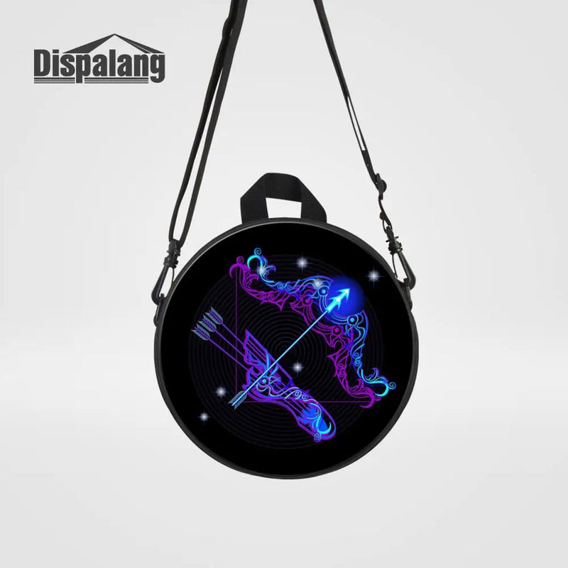 Mini Round Backpack Baby Kindergarten School Bags Sagittarius Print
