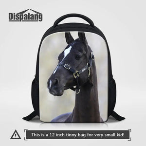 Mini Animal Horse Print School Backpack for Kids