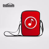 Musical Note Prints Small Crossbody Bag for Women Mini Messenger Bag