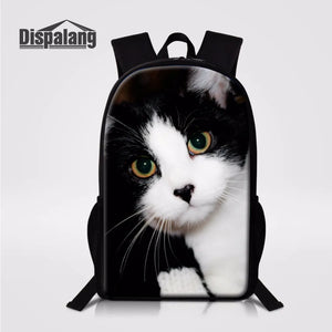 Cat School Bag Children Backpacks Schoolbags For Teenager Girls