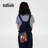 Striped Mini Messenger Bag for Women Small Crossbody Bag