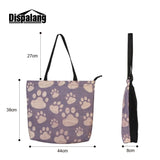 Customized Shoulder Bag for Shopping and Beach, Fancy Print Canvas Tote
