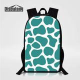 Striped Print Preppy Style School Backpack for Teens