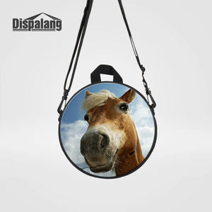 3D Horse Animal Print Mini School Backpack for Baby Girls Boys