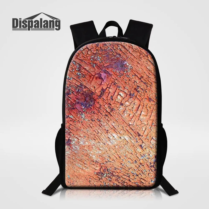Rust Lightweight Backpack Kids School Bags Boys Teenagers Student Children Book