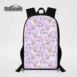 Cartoon School Backpack for Teenage Girls Women Travel Shoulder Bag