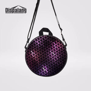 Striped 9-inch Small Round Bag For Kids Preschool Schoolbag