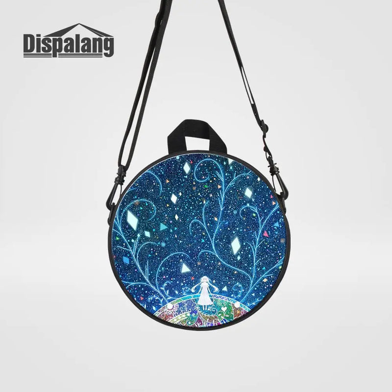 Striped 9-inch Small Round Bag For Kids Preschool Schoolbag