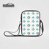 Striped Print Shoulder School Bag Female Crossbody Bag Customize