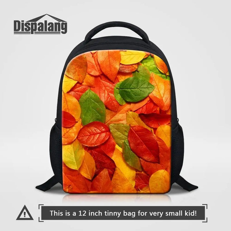 Maple Leaves Schoolbag Kids Mini Backpack Gift