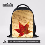 Maple Leaves Schoolbag Kids Mini Backpack Gift