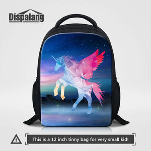 Unicorn Children School Bags For Kindergarten Kids Bookbag 3D Animal Horse
