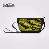 Camouflage 3D Prints Women Messenger Bag Crossbody Canvas Travel Shoulder Bolsos