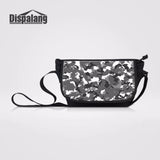 Camouflage 3D Prints Women Messenger Bag Crossbody Canvas Travel Shoulder Bolsos