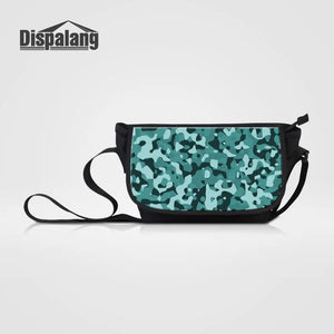 Camouflage 3D Prints Women Messenger Bag Crossbody Canvas Travel Shoulder Bolsos