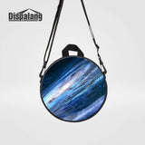 Universe Galaxy Women Mini Round Backpack Girls School Bags