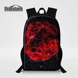 Galaxy Print Kids School Bag for Teenagers Lightweight Backpack