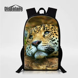 Leopard Print School Backpack for Teens and Kids
