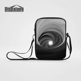 Geometric Print Mini Messenger Bag for Women