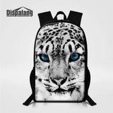 Leopard Print Backpack School Bags for Teenagers Girls Boys Travel Mochila