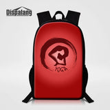Yoga Girls Print School Bag Men Women Backpack Mochila Escolar Travel Bag