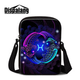 Pisces Constellations Mini Messenger Bag Boys Crossbody Shoulder Satchel