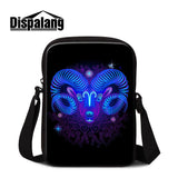 Pisces Constellations Mini Messenger Bag Boys Crossbody Shoulder Satchel