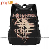 Disturbed Fractured Backpack Large Capacity Travel Swimming