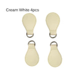 Diy High 2 pair 4 pc matte Drop End for Obag handle PU Drop attachment