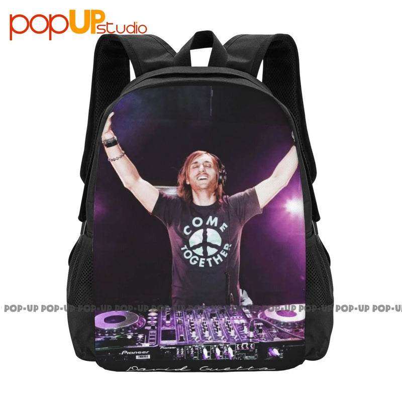 David Guetta Backpack Large Capacity Gym Foldable Shopping Bag