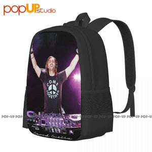 David Guetta Backpack Large Capacity Gym Foldable Shopping Bag