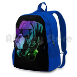 Dog Hiking Backpack Waterproof Camping Travel Bulldog Boxer