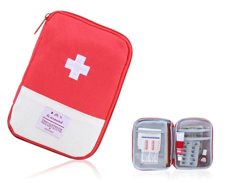 Travel First Aid Kit Medicine Organizer Bag