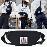 Yoga Print Waist Packs Large Capacity Crossbody Bag for Travel