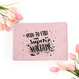 Godmother Request Makeup Bag Travel Storage Pouch