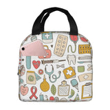 Nurse Insulated Lunch Bag for Women - Food Case Cooler for Kids