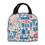 Nurse Insulated Lunch Bag for Women - Food Case Cooler for Kids