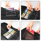 Document Organizer Bag 4-Layer Large Fire/Water-Resistant File Storage Case