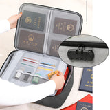 Lockable Document Organizer with Large Capacity