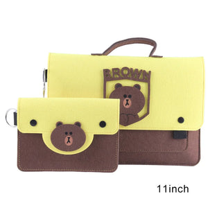 Document Ticket Files Organizer Felt Folder Storage Bag