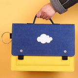 Document Ticket Files Organizer Felt Folder Storage Bag